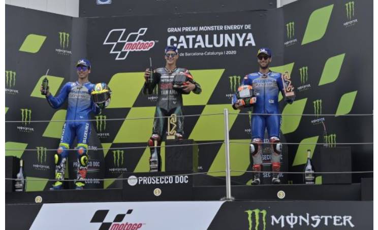 Quartararo Tanggapi Sindiran Marc Marquez Usai Menang Di MotoGP Catalunya 2020