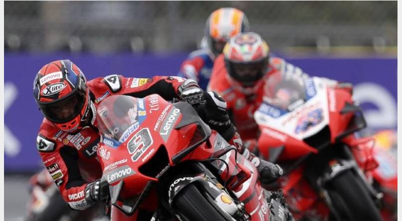 Jalanya Balapan MotoGP Prancis 2020, Pettrucci Bertahan Sampai Akhir Alex Marquez Menyerang di Akhir
