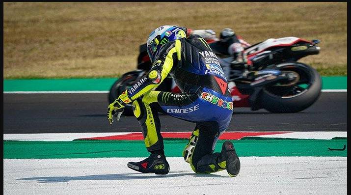 Rossi Crash Lagi Di MotoGP Prancis 2020