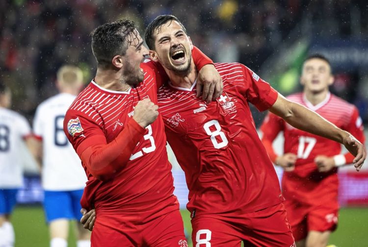 Timnas Swiss yang akan mengikuti Piala Dunia 2022