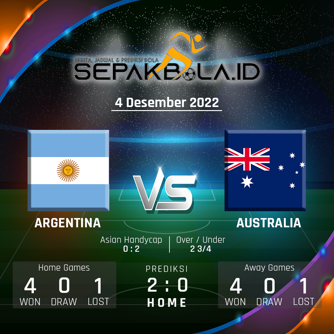 Prediksi Argentina vs Australia