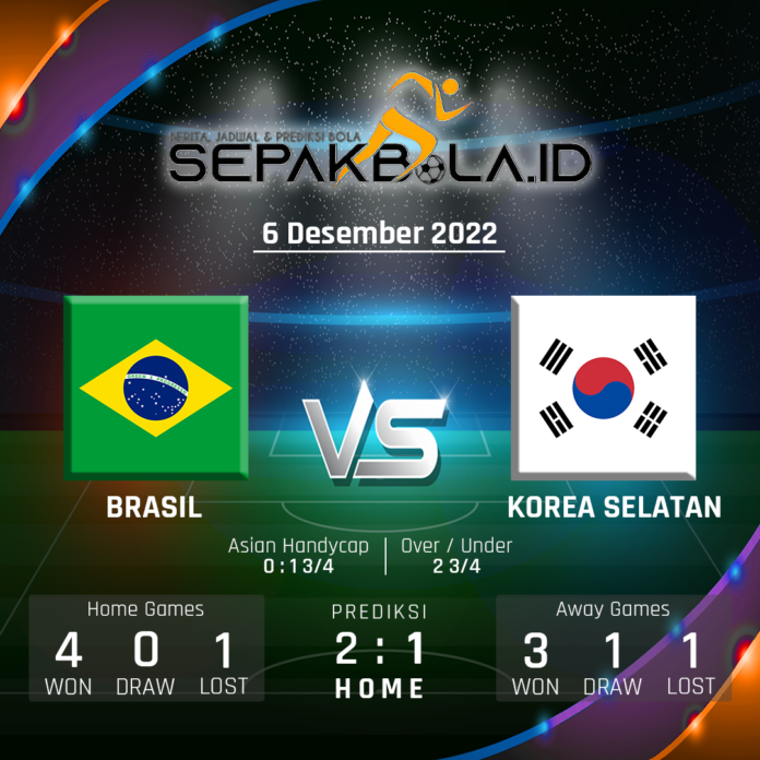 Prediksi Brasil vs Korea Selatan